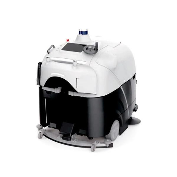 Driverless floor scrubber