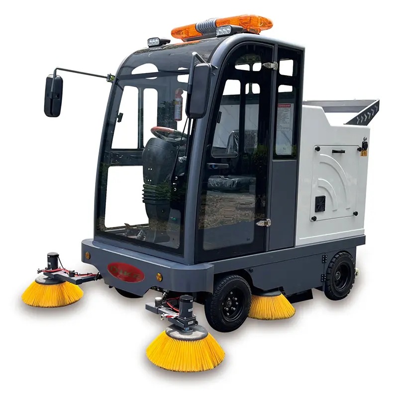 Enclosed Electric Floor Sweeper